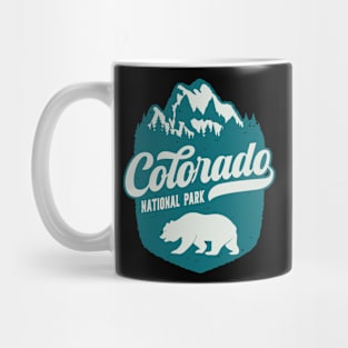 Colorado National Park Wildlife Vintage Mountain Mug